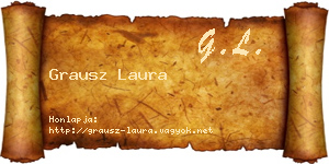 Grausz Laura névjegykártya